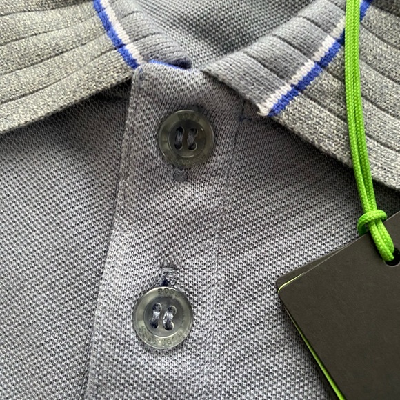 Huggo Boss pima cotton polo shirt/ large/ regular fit/ Authentic/ boss logo - Picture 9 of 9